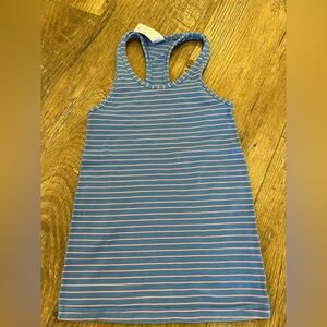 Ivivva Tank Blue/pink Stripe 6